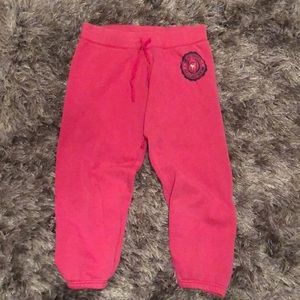 PInk brand cropped sweat pants